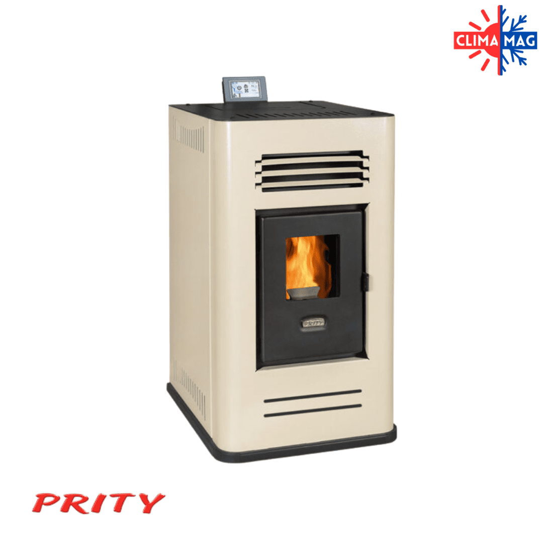 Пелетна камина с водна риза PRITY PL W11 side