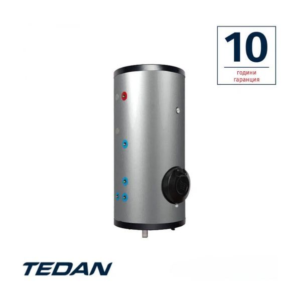 Електрически бойлер Tedan Comby inox BT 200л 6kW, 1 серпентина