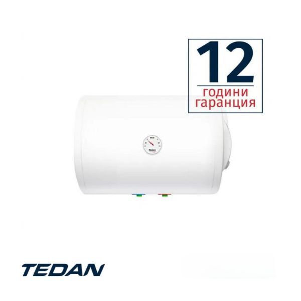 Електрически бойлер Tedan Standard inox BT 50л 2kW хоризонтален ток отдясно