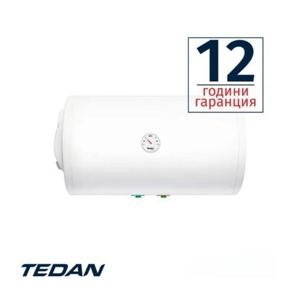 Електрически бойлер Tedan Standard inox BT 80л 2kW хоризонтален ток отляво