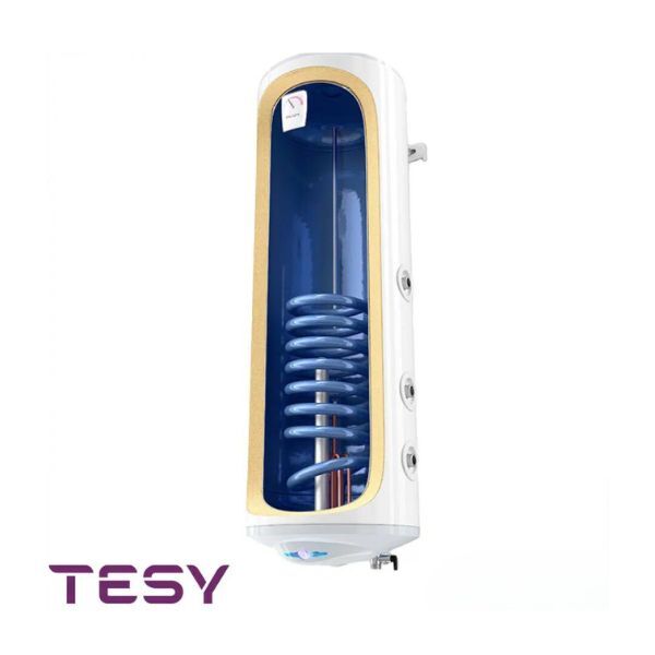 Вертикален бойлер TESY Bilight Slim с дясна серпентина