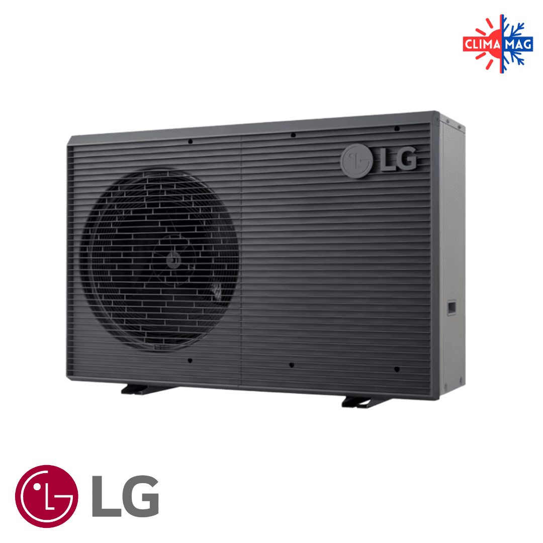 Термопомпа LG THERMA V NEW Black Monobloc, HM141MRS.UB40, Монофазна